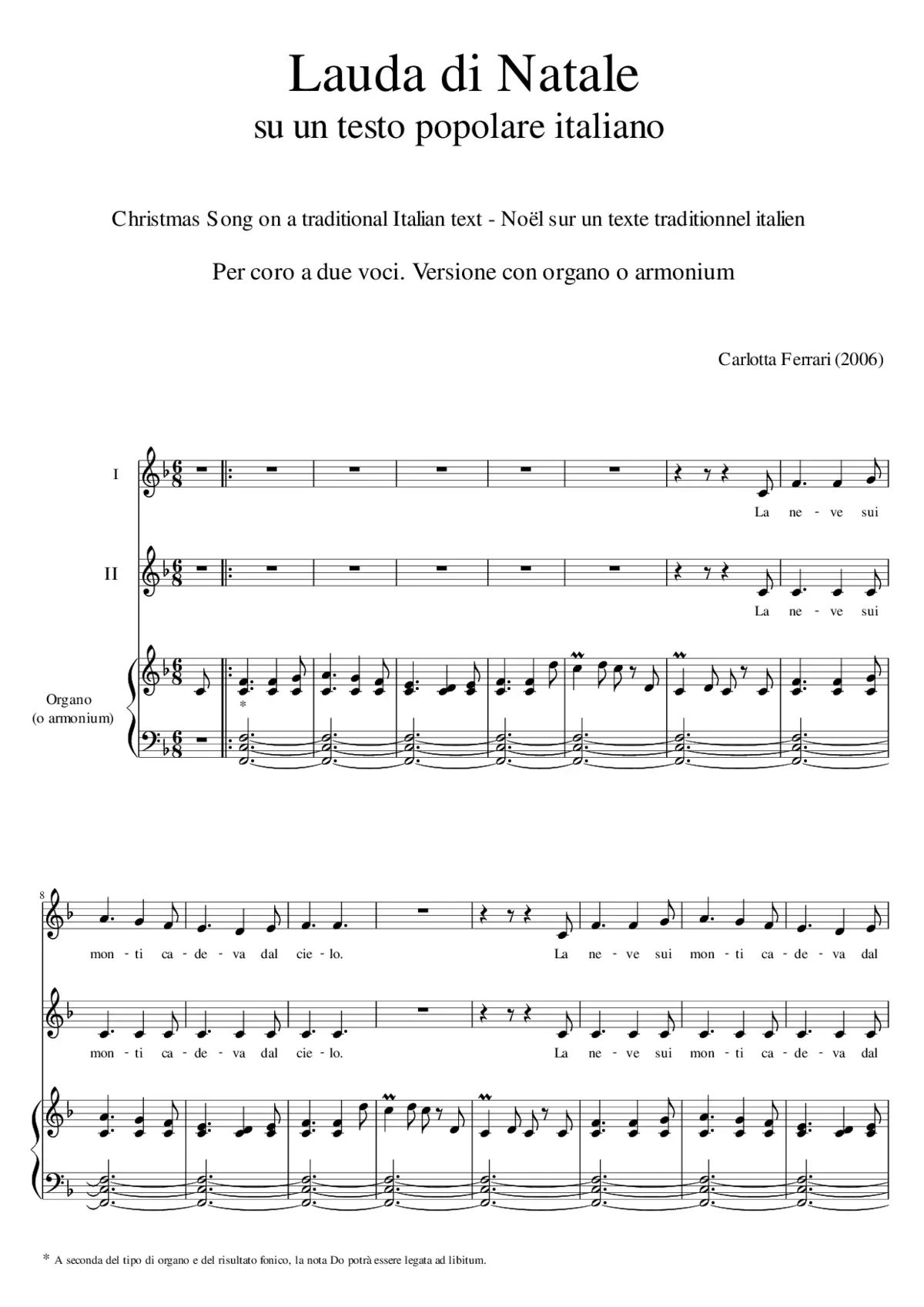 Lauda di Natale - Page 1