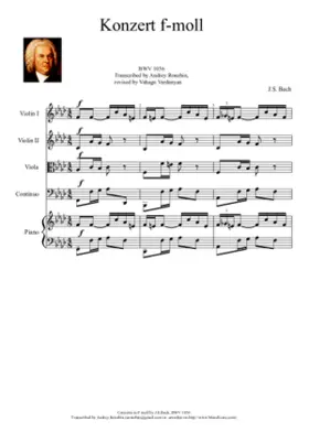 Concerto in G minor BWV 1056R