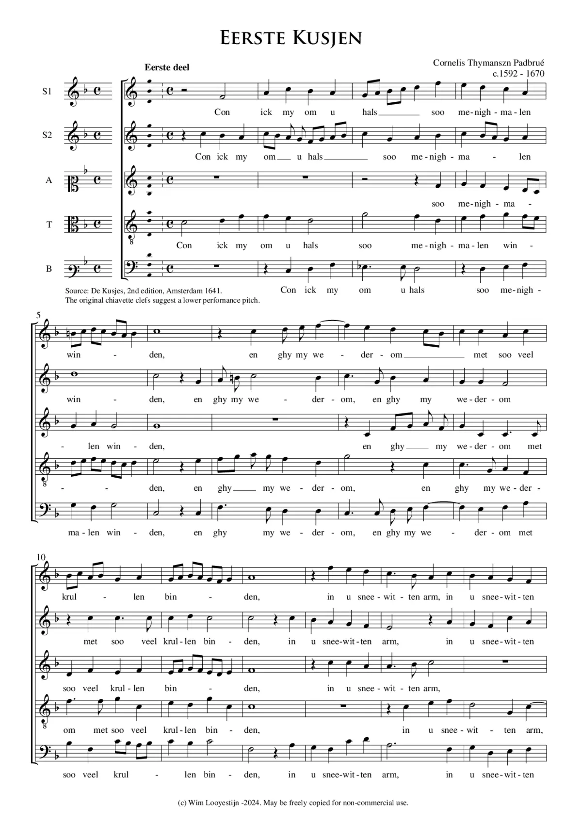 Eerste Kusjen - Page 1