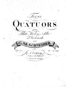 3 Flute Quartets
