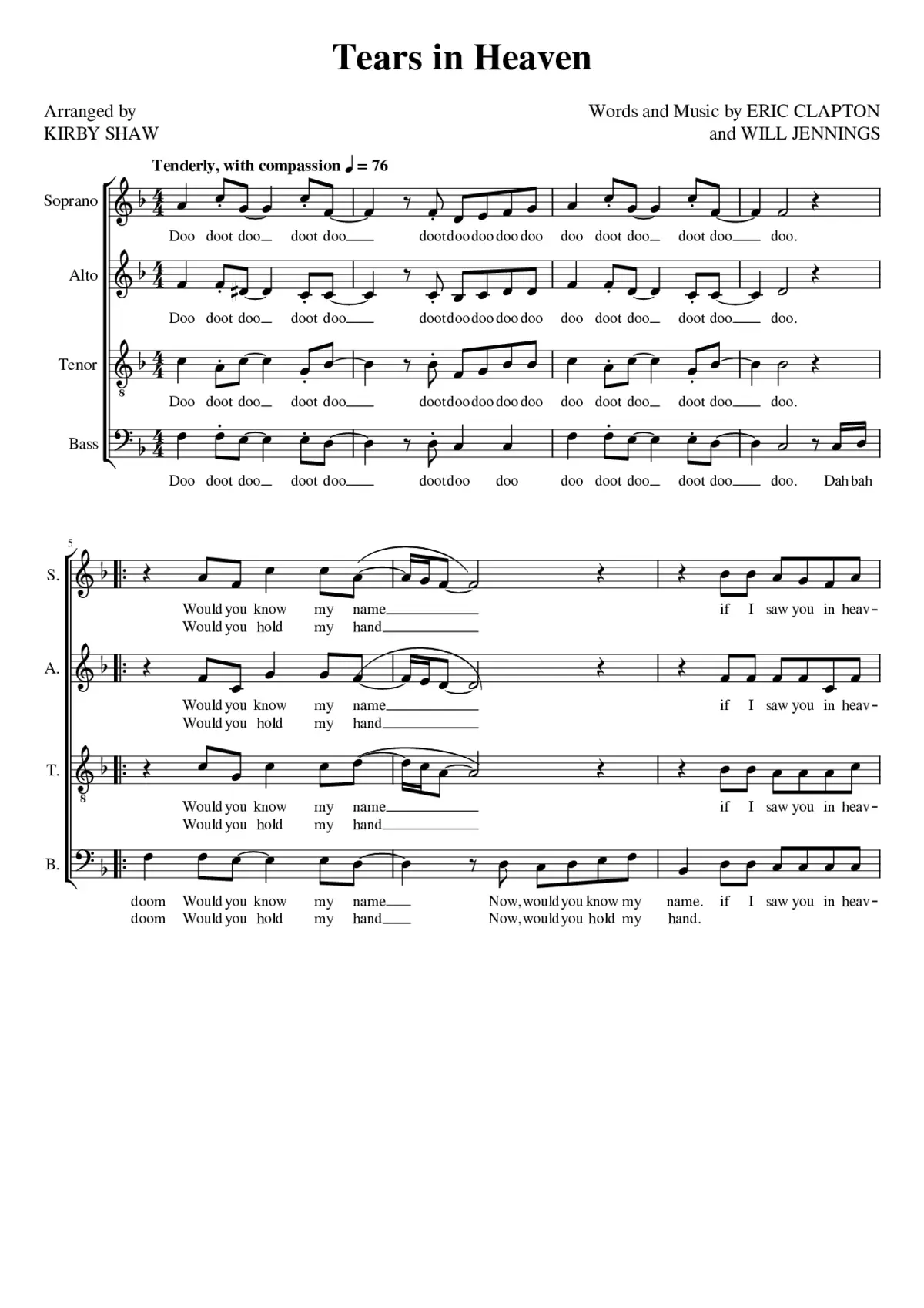 tears in heaven - Page 1