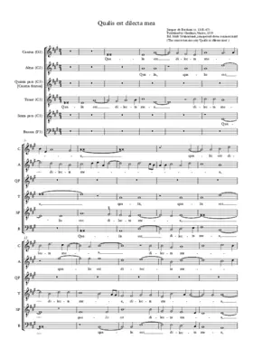 Qualis est dilecta mea