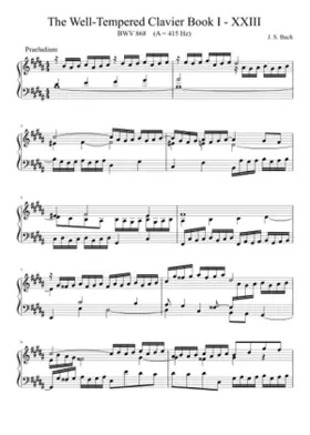 Prelude and Fugue in B major BWV 868