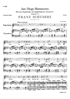 Aus Diego Manazares. Ilmerine, D.458