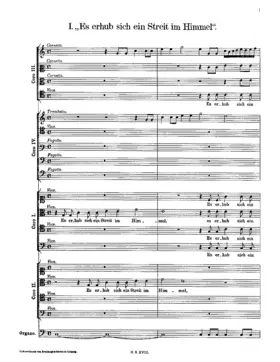 Es erhub sich ein Streit im Himmel