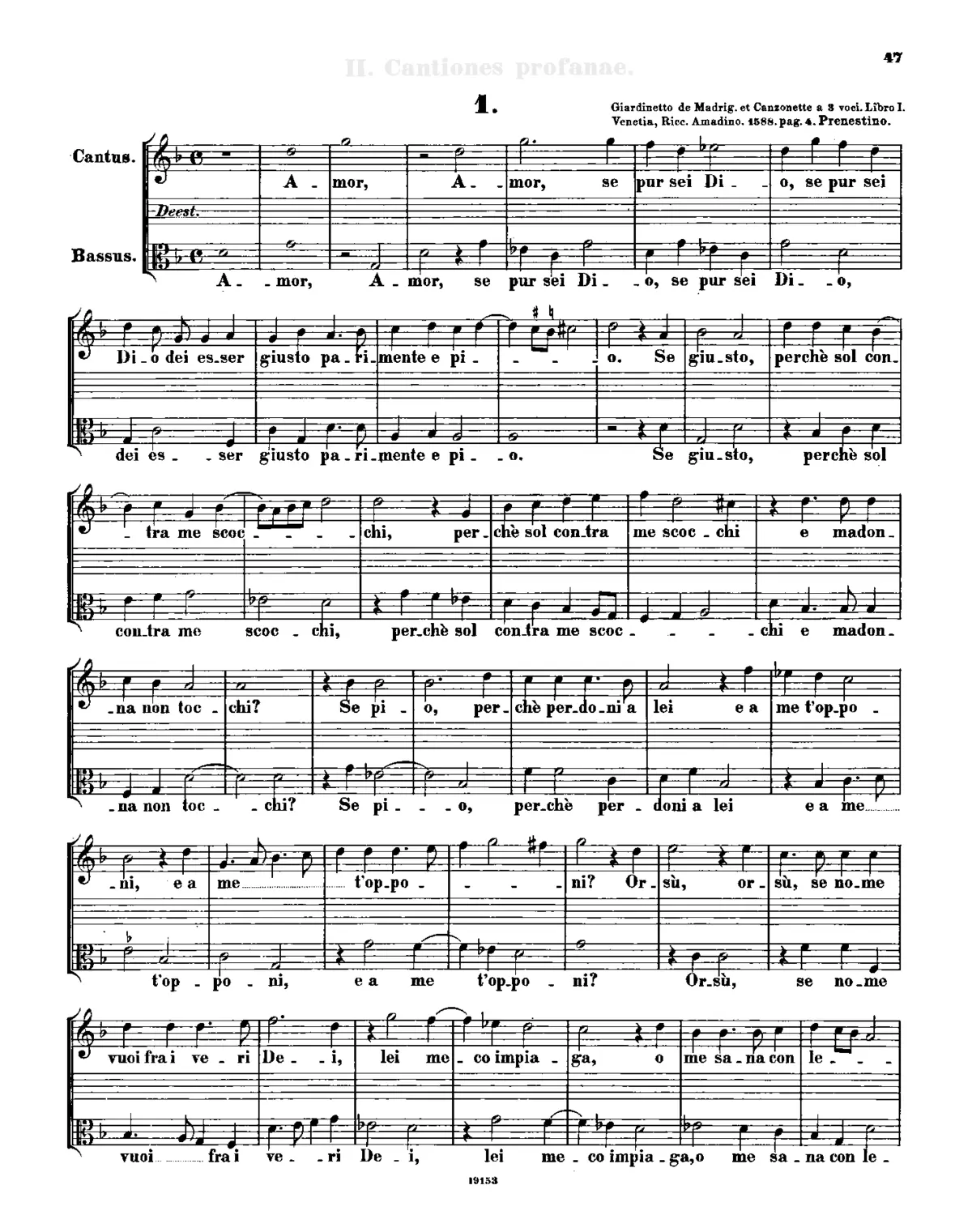 Amor, se pur sei Dio - Page 1