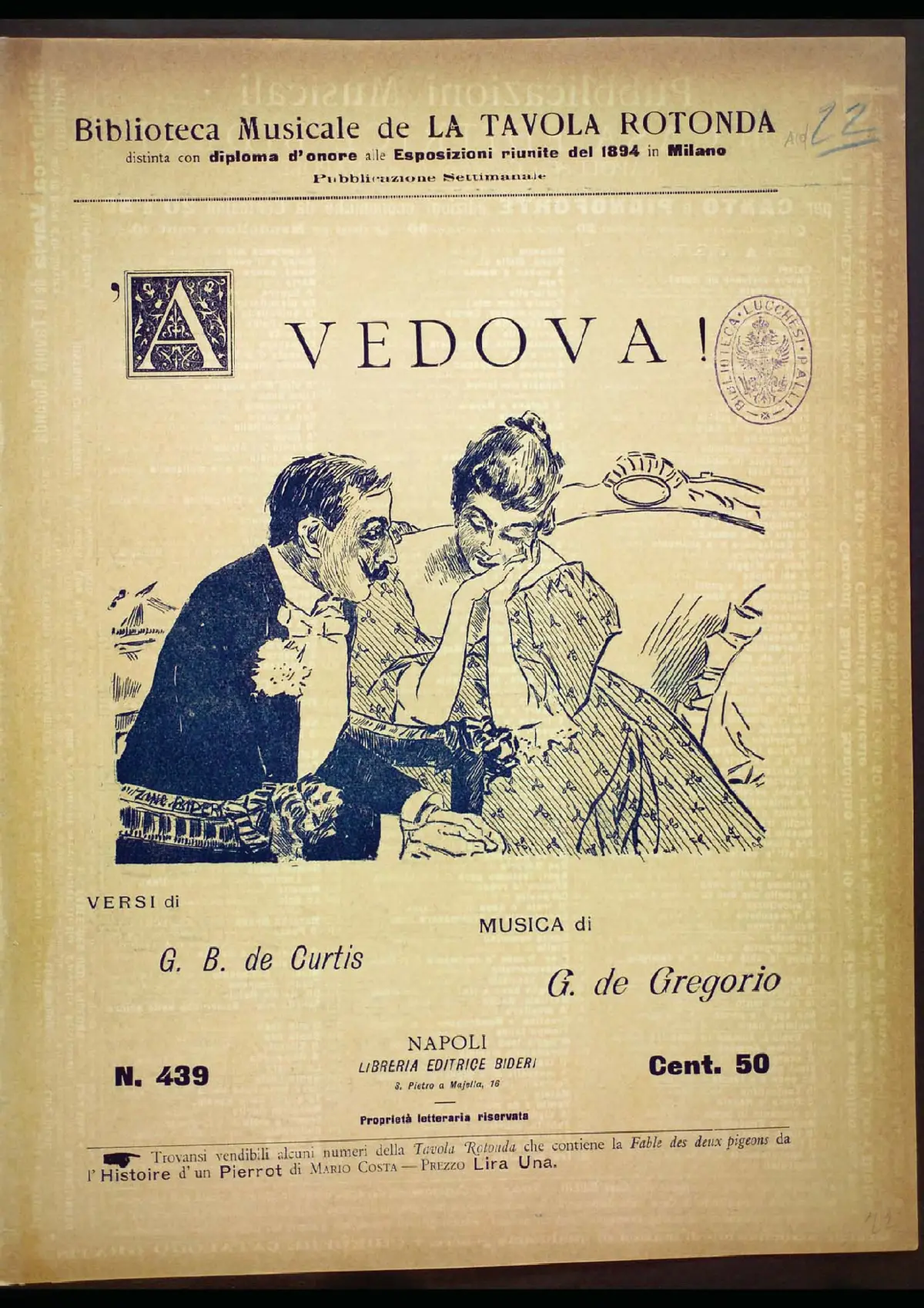 'A vedova! - Page 1