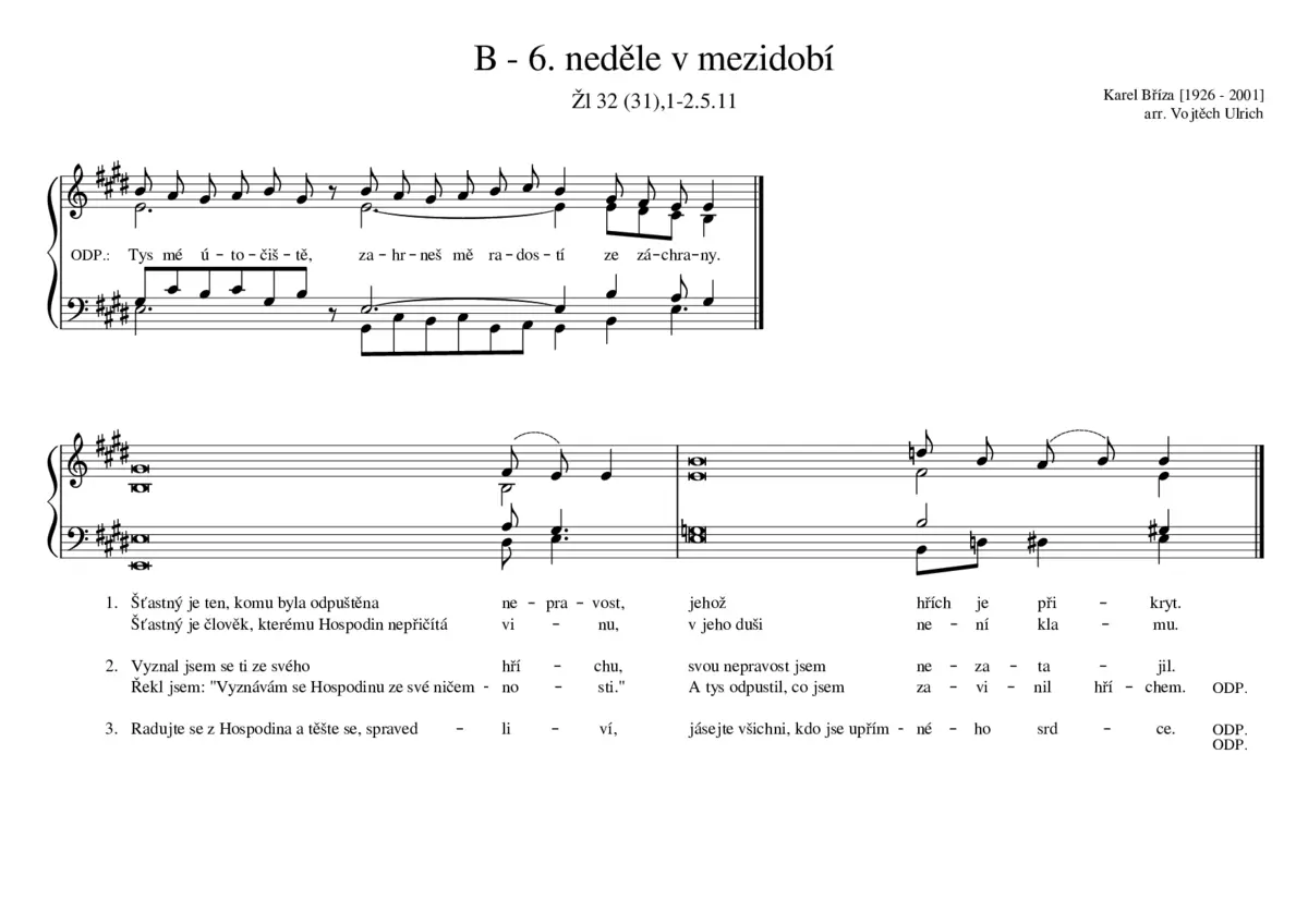 B - 6. neděle v mezidobí - Page 1