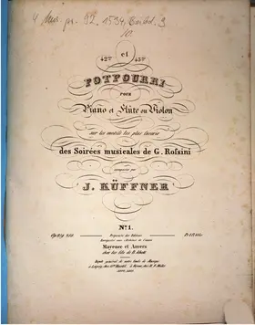 Potpourri for Flute or Violin and Piano No.42