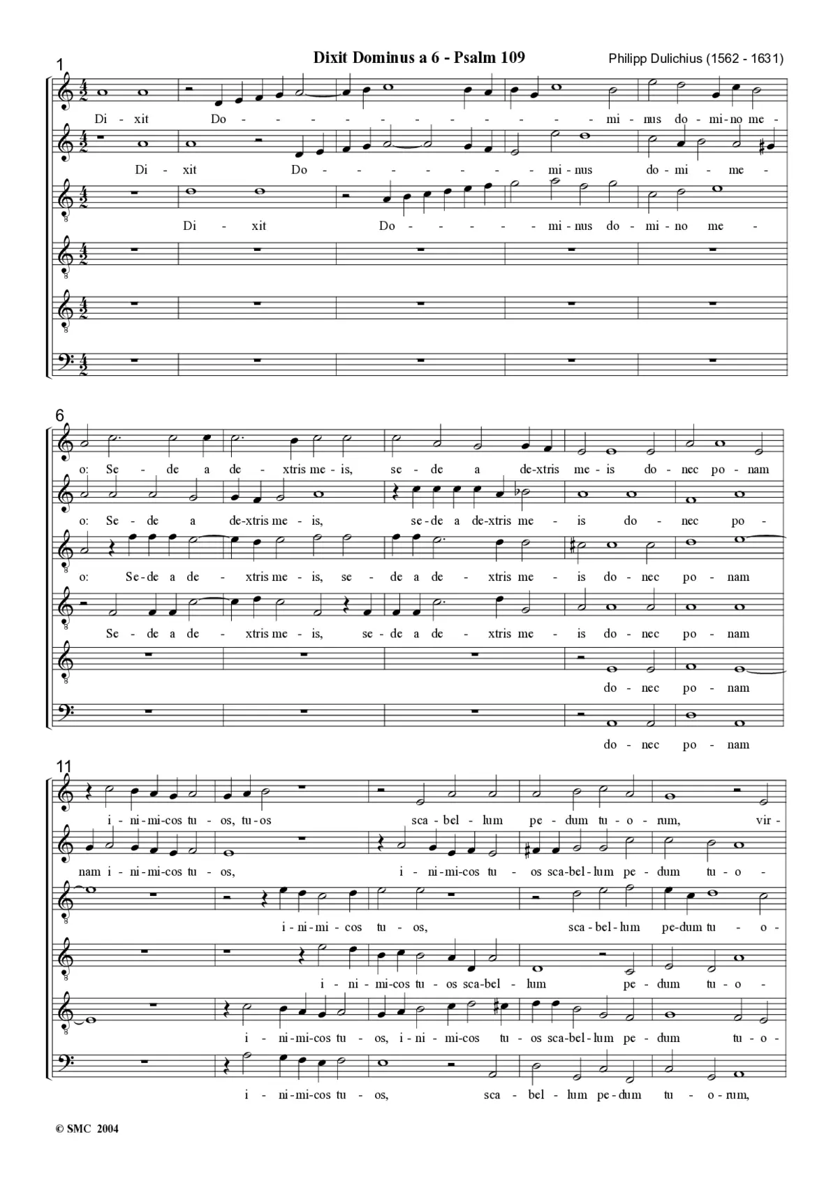 Dixit Dominus - Page 1