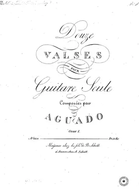 12 Valses for Solo Guitar