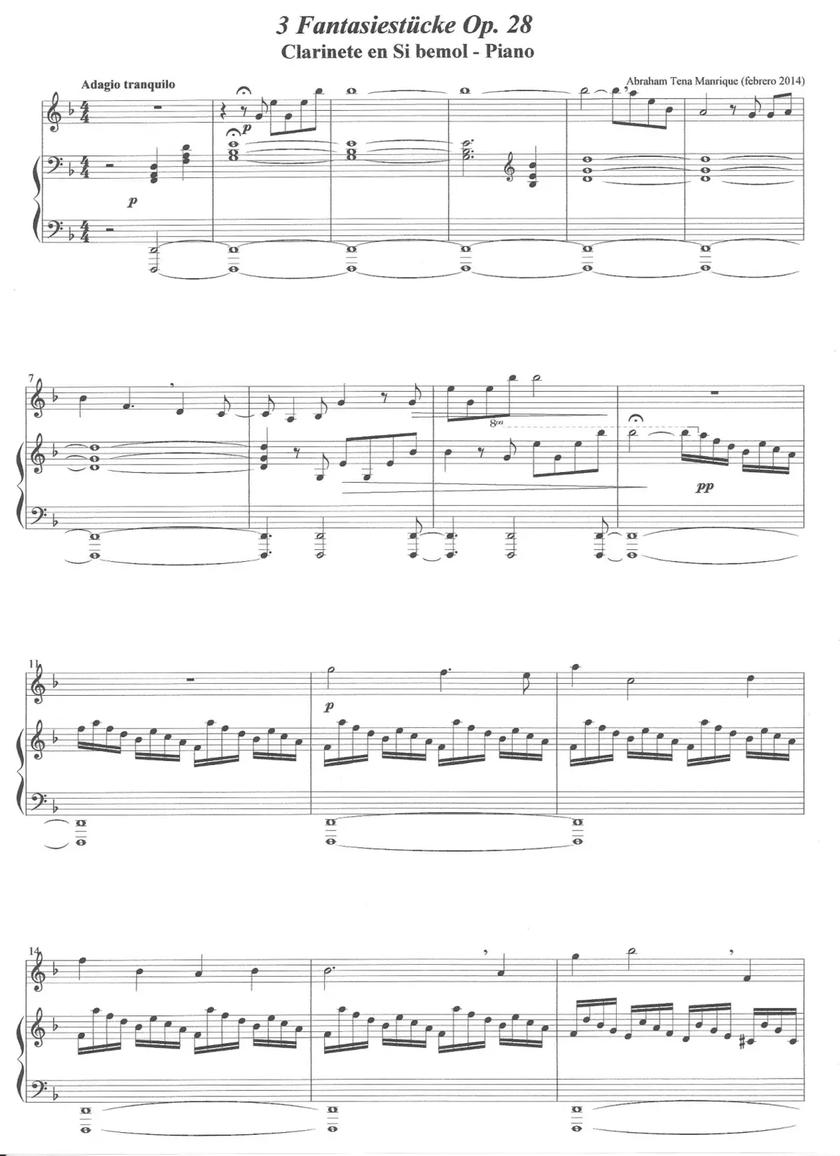 Drei Fantasiestücke - Page 1