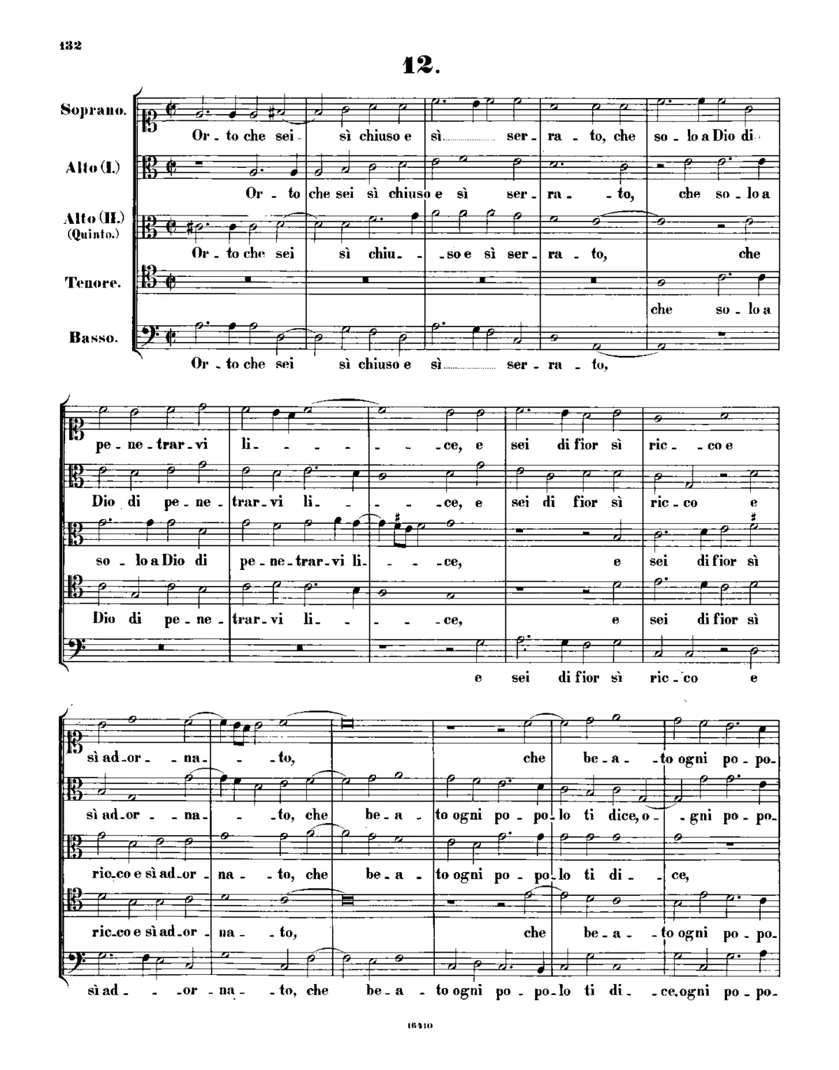 Horto che sei sì chiuso - Page 1