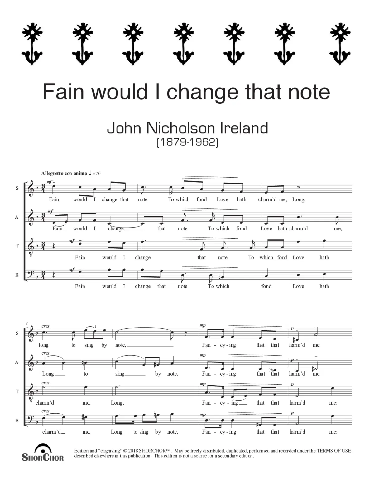 Fain would I change that note - Page 1