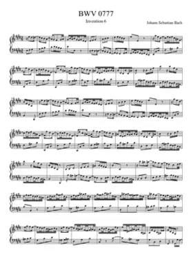 Invention in E major BWV 777
