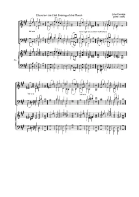 Quadruple chant in A major