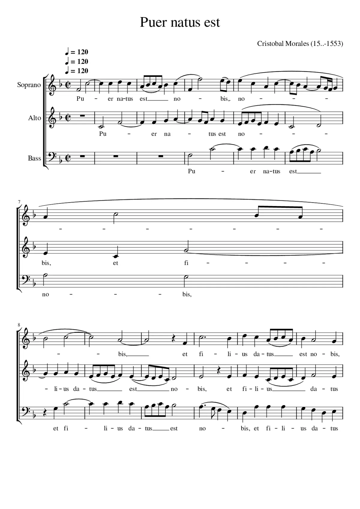 Puer natus est - Page 1