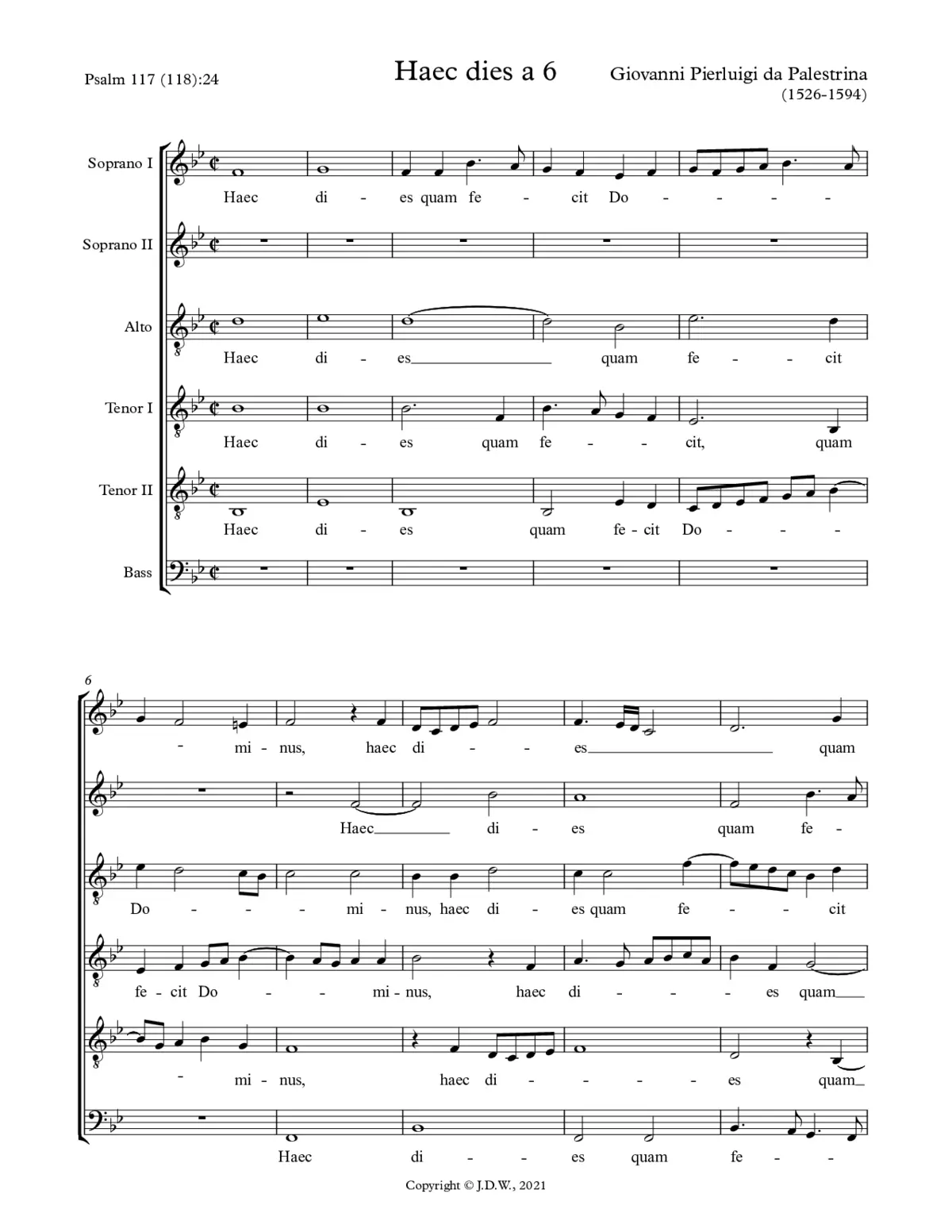Haec dies a 6 - Page 1