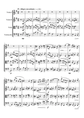 String quartet n11 in E minor by Dominique Picard - 4th mv