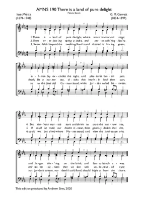 There is a land of pure delight