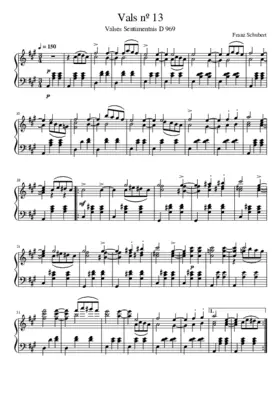 Valse Sentimentale Op. 50 No. 13
