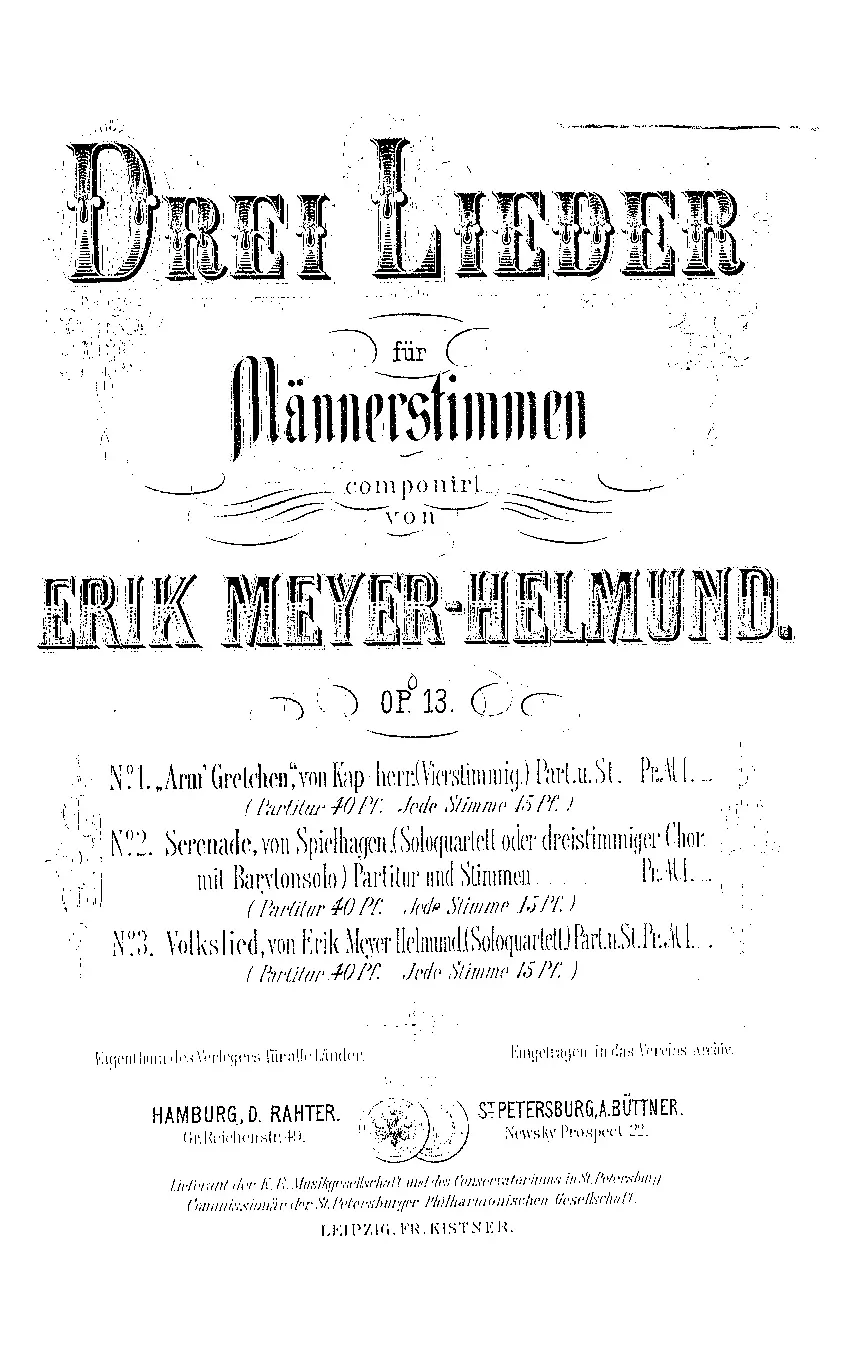 Drei Lieder - Page 1