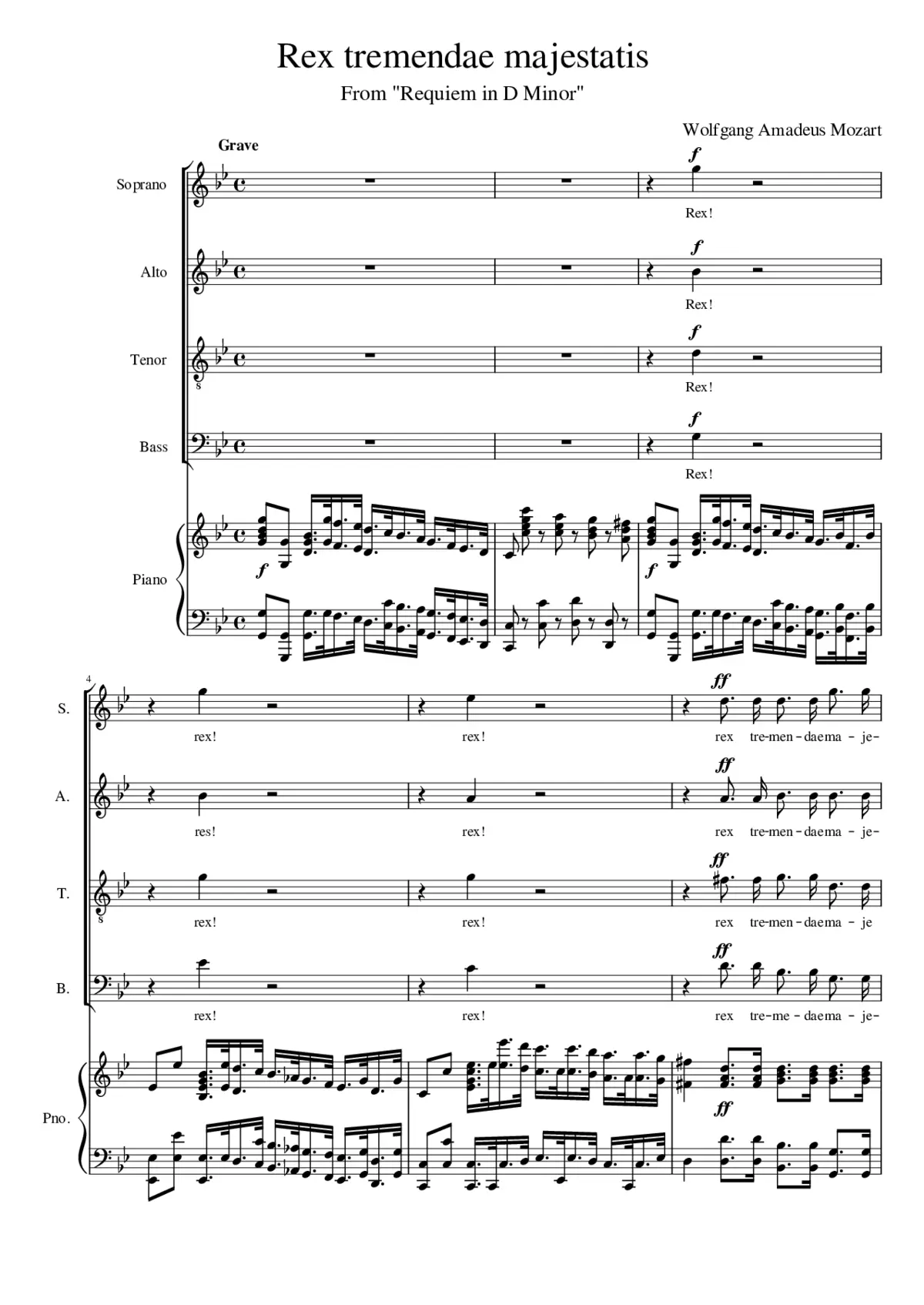 Requiem in D minor K.626 - Page 1