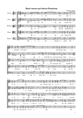 Beati omnes qui timent Dominum a5