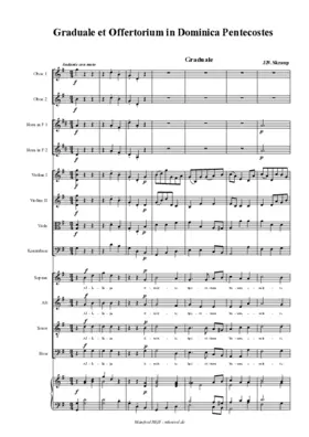 Graduale et Offertorium in Dominica Pentecostes