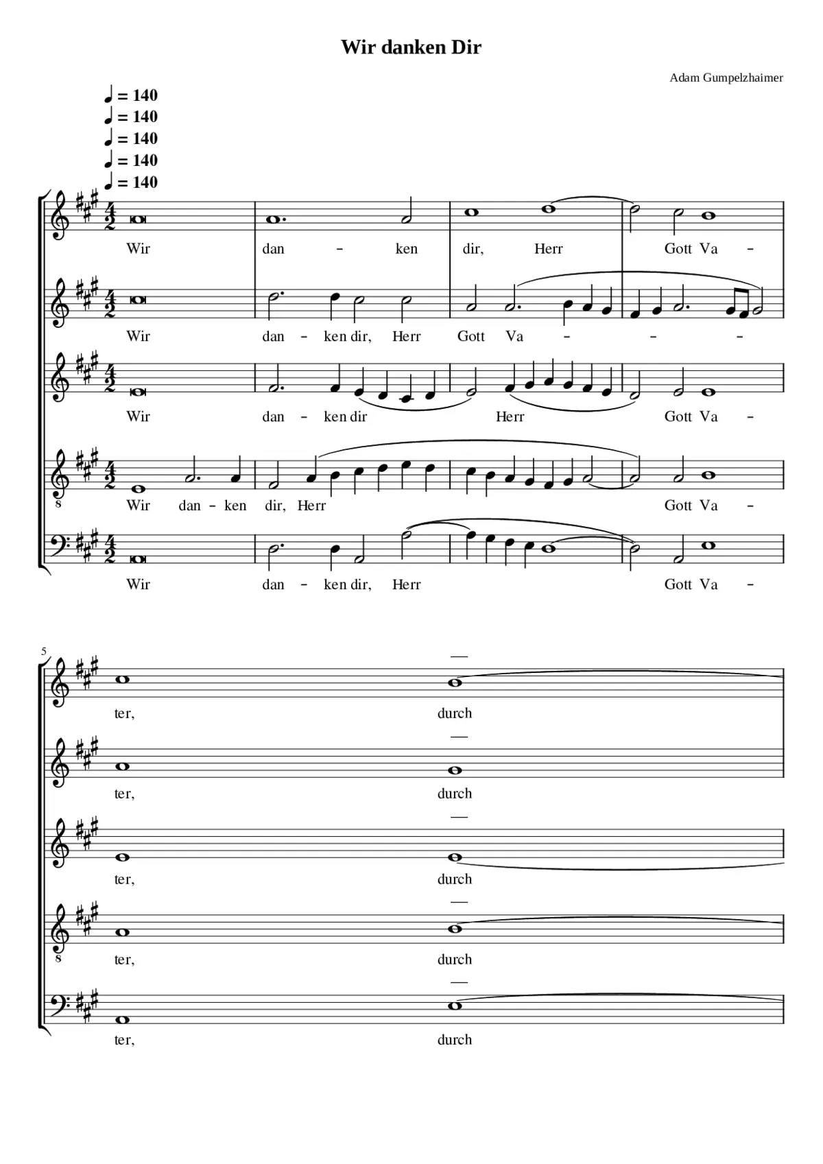 Wir danken dir - Page 1