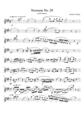 Nocturne in C-sharp minor B.49