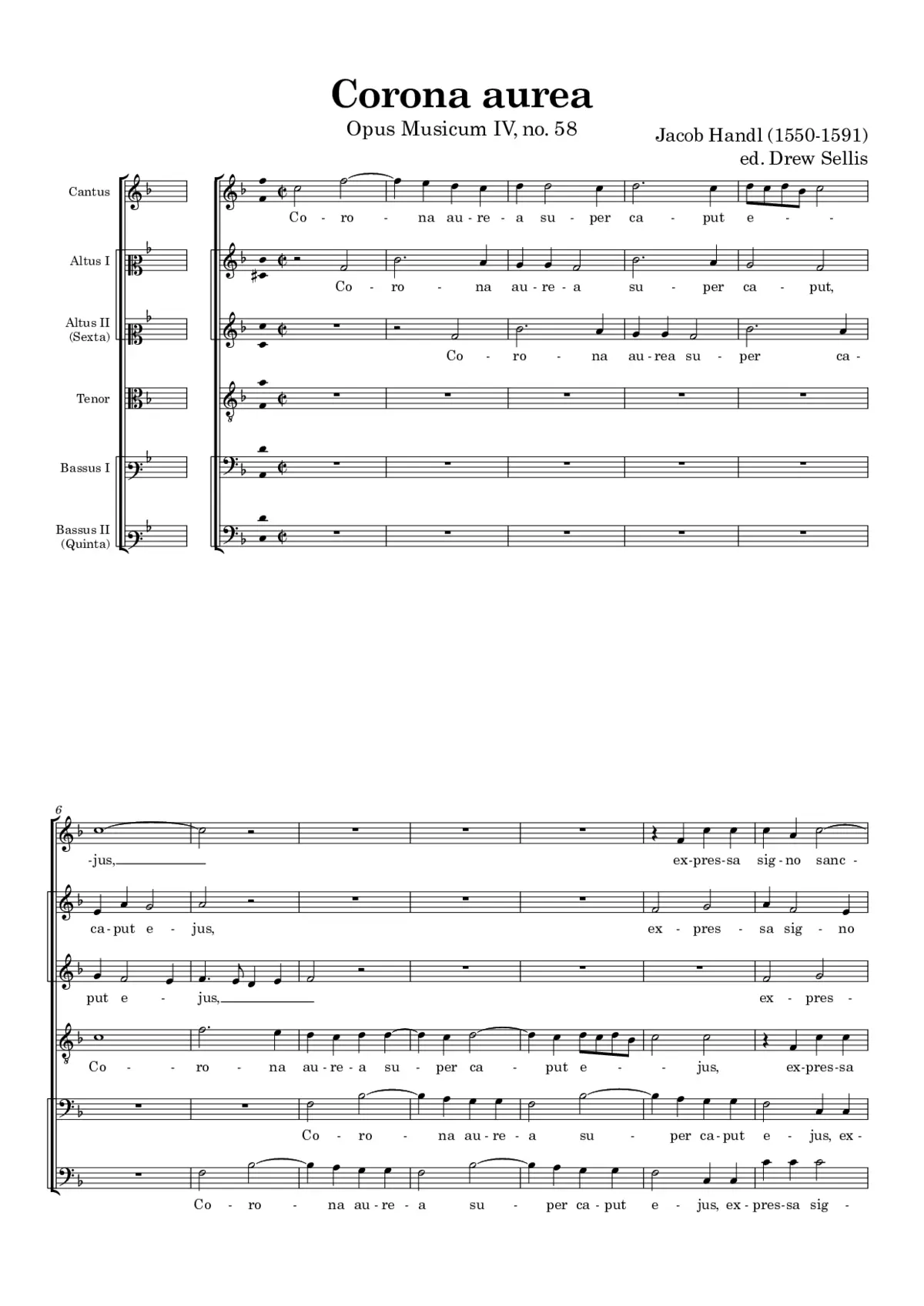 Corona aurea - Page 1