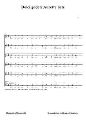 Dolci godete Aurette liete