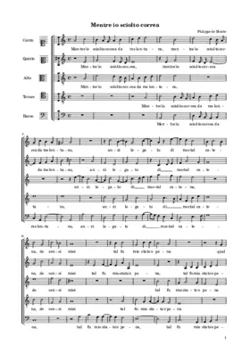 Mentre io sciolto correa