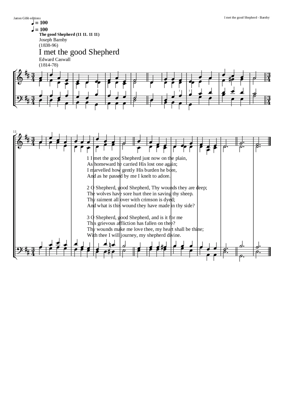 I met the good Shepherd - Page 1