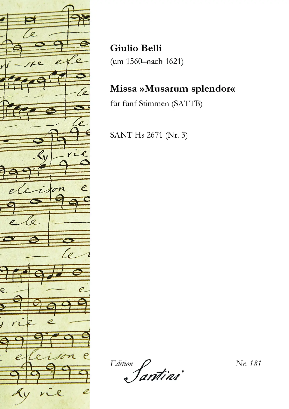 Missa Musarum splendor - Page 1