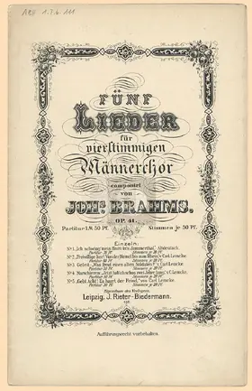5 Lieder
