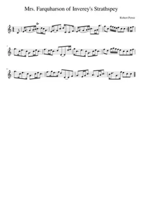 Mrs. Farquharson of Inverey's Strathspey