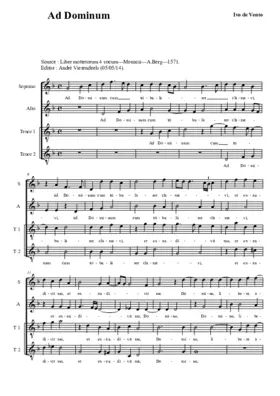 Ad Dominum cum tribularer