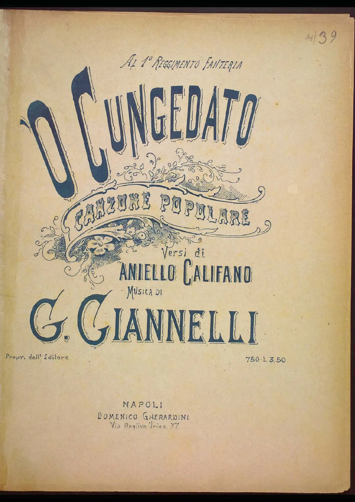 'O cungedato - Page 1