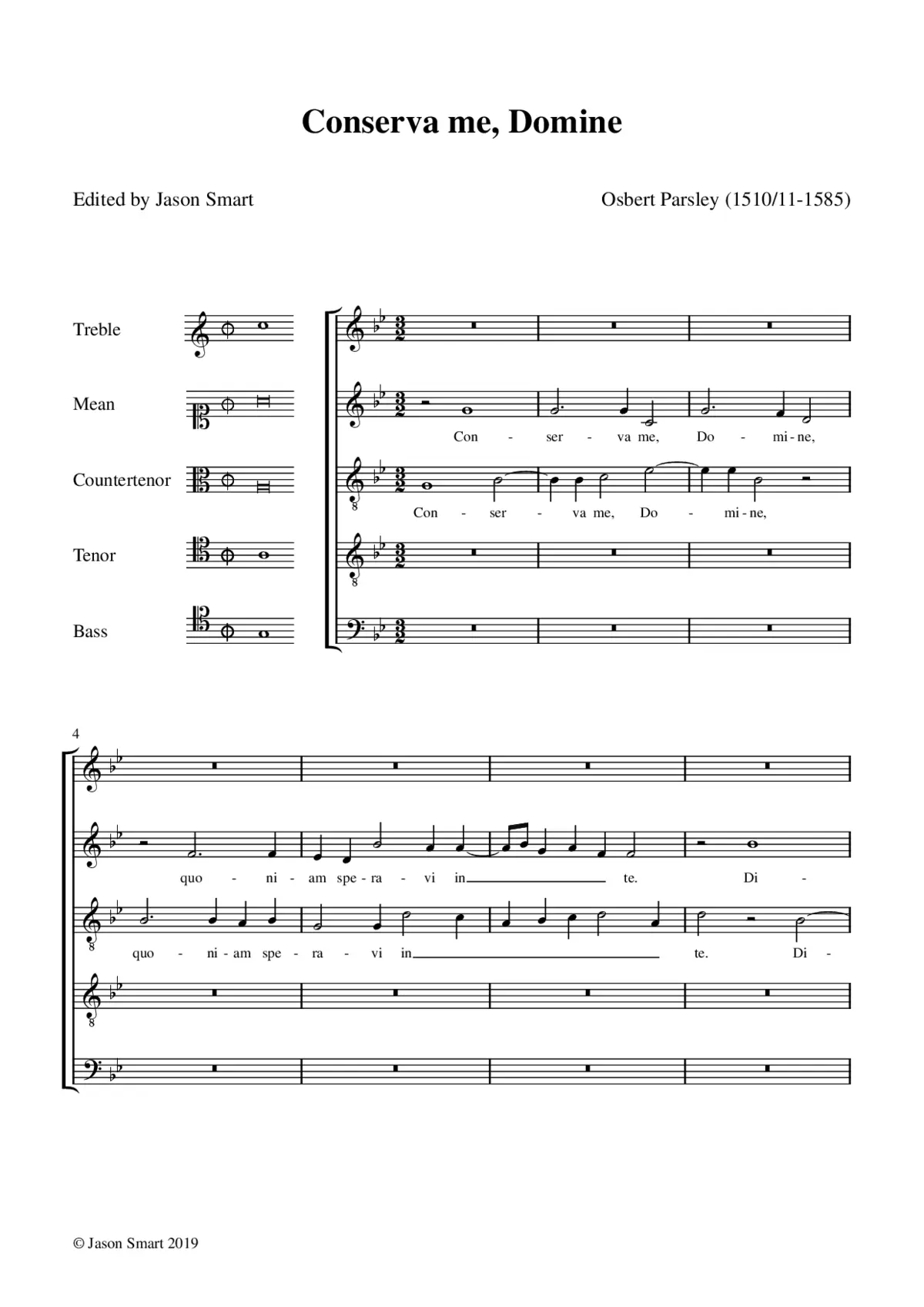 Conserva me, Domine - Page 1