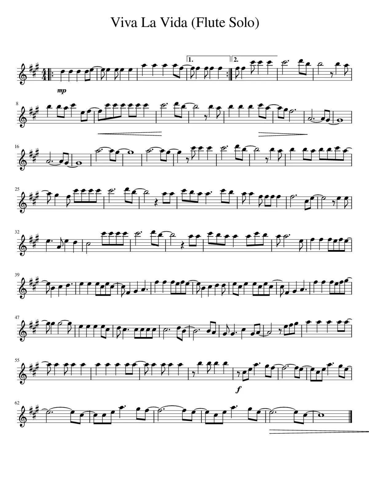 Viva la Vida - Page 1