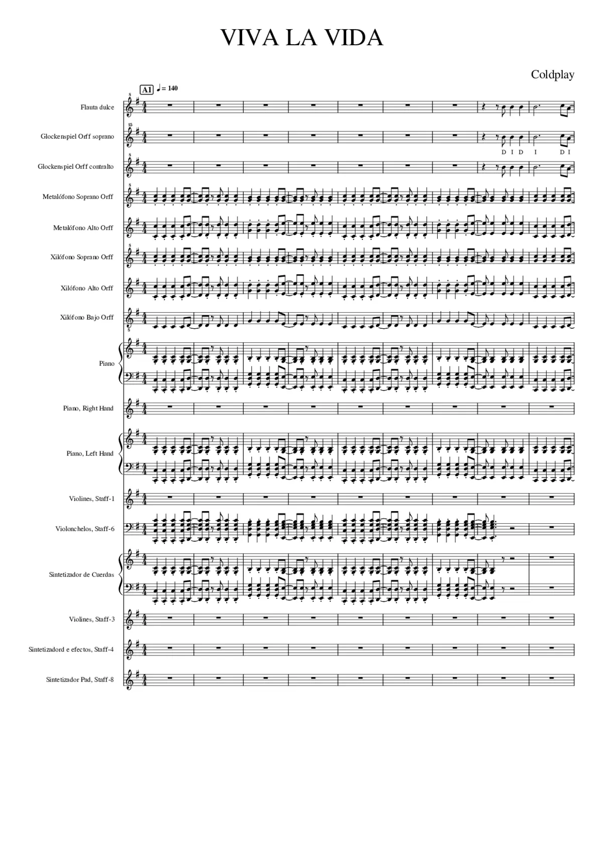 Viva la Vida - Page 1