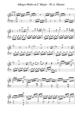 Molto Allegro In C Major