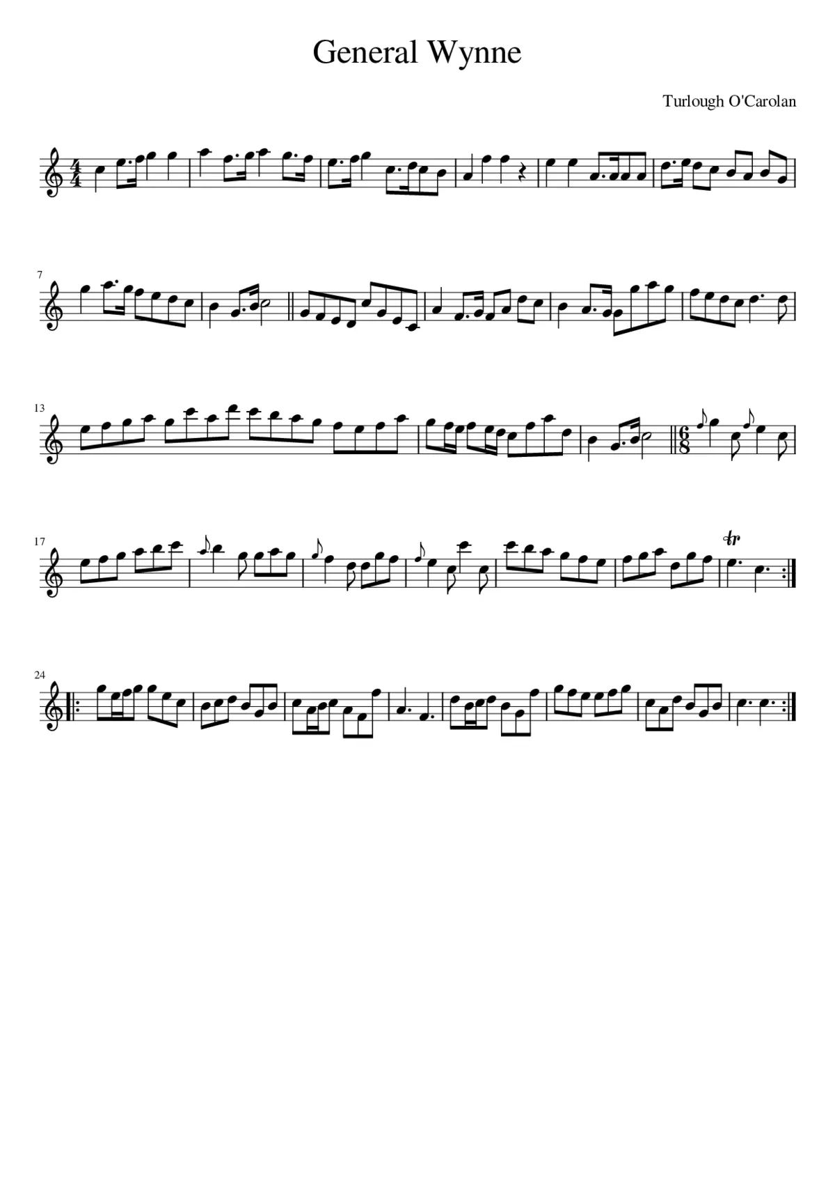 General Wynne - Page 1