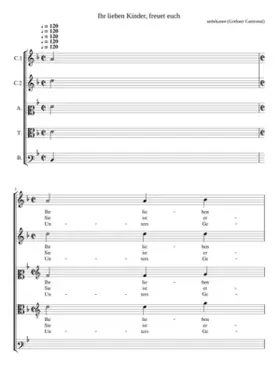 Ihr lieben Kinder freuet euch