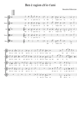 Ben è ragion ch'io t'ami