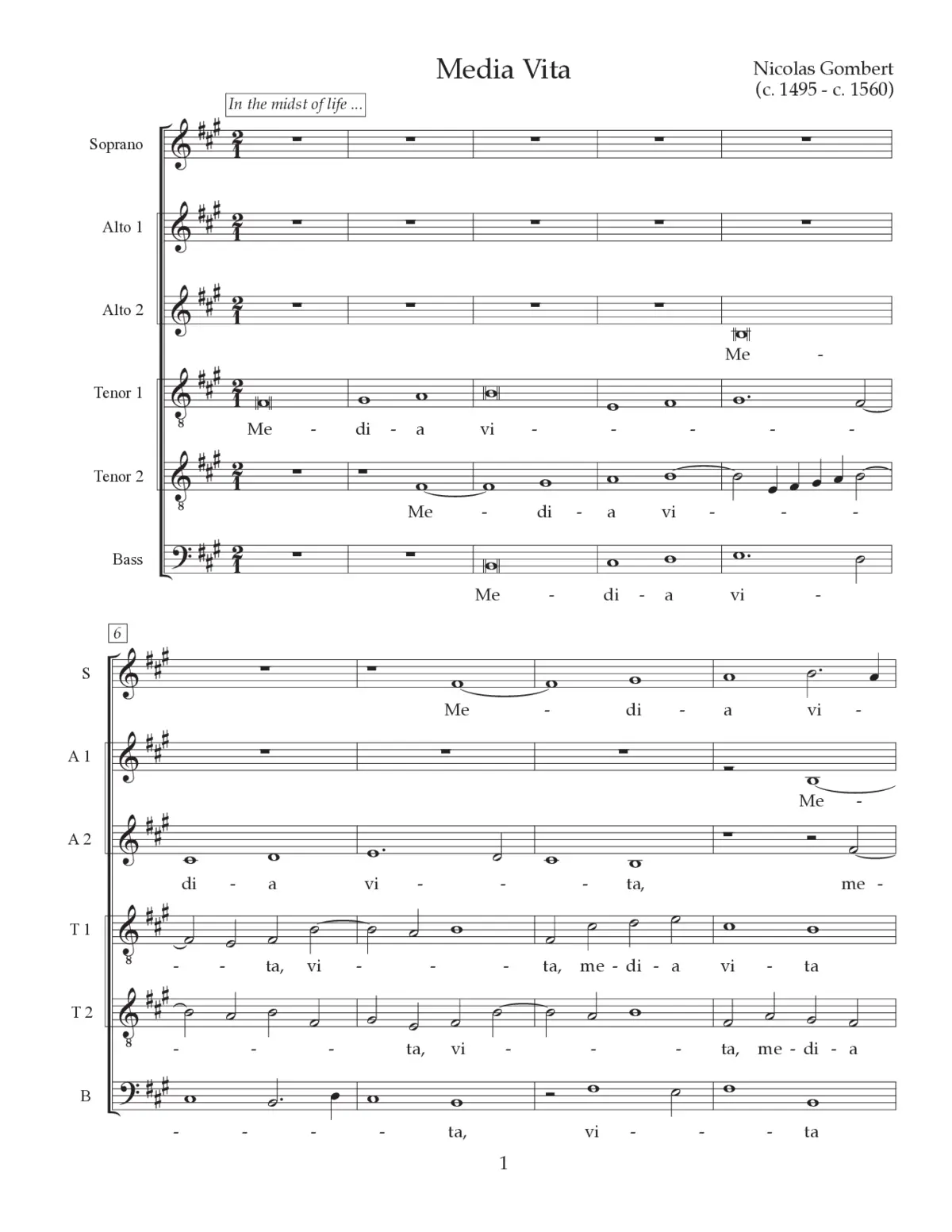 Media vita - Page 1