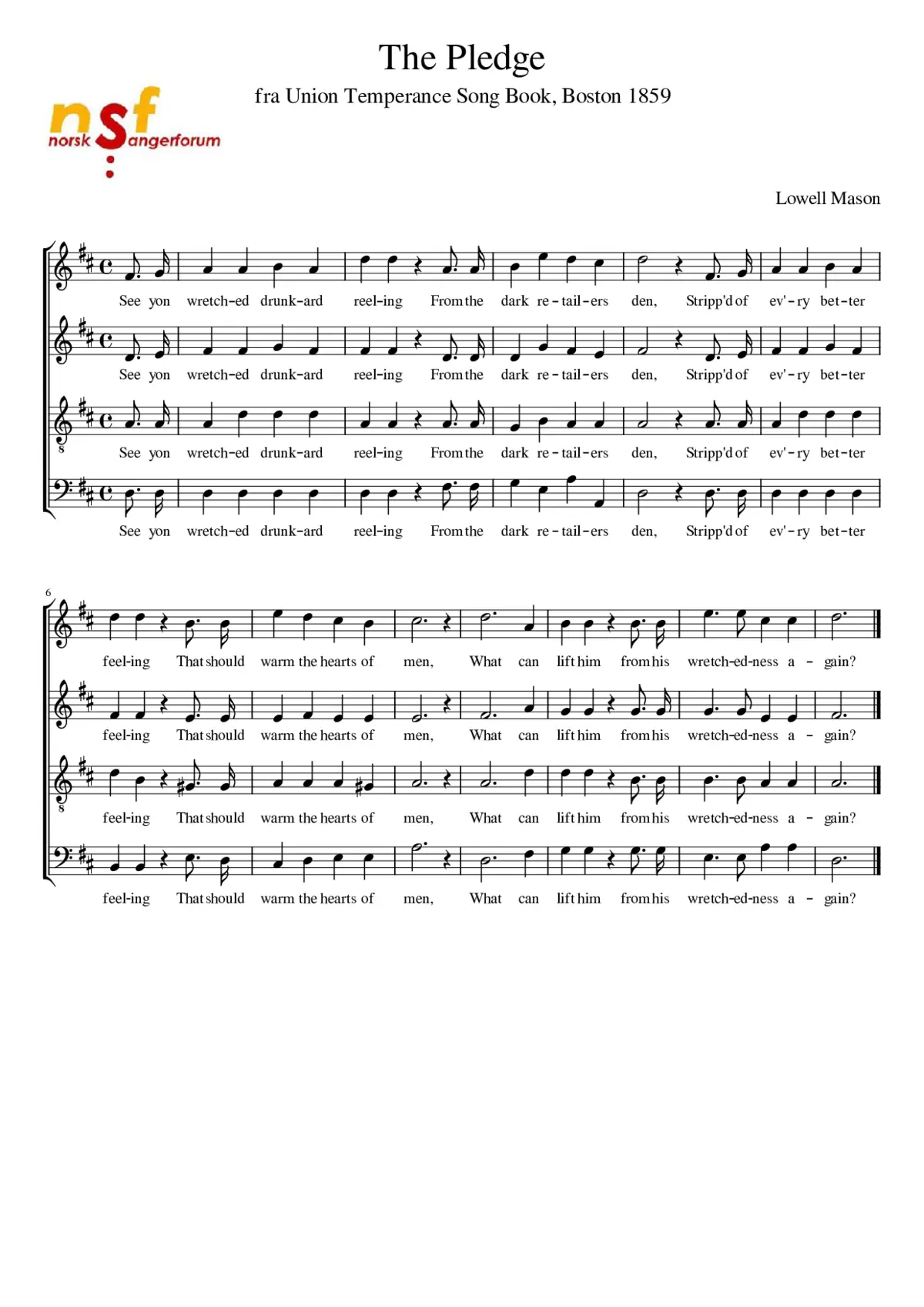 The pledge - Page 1