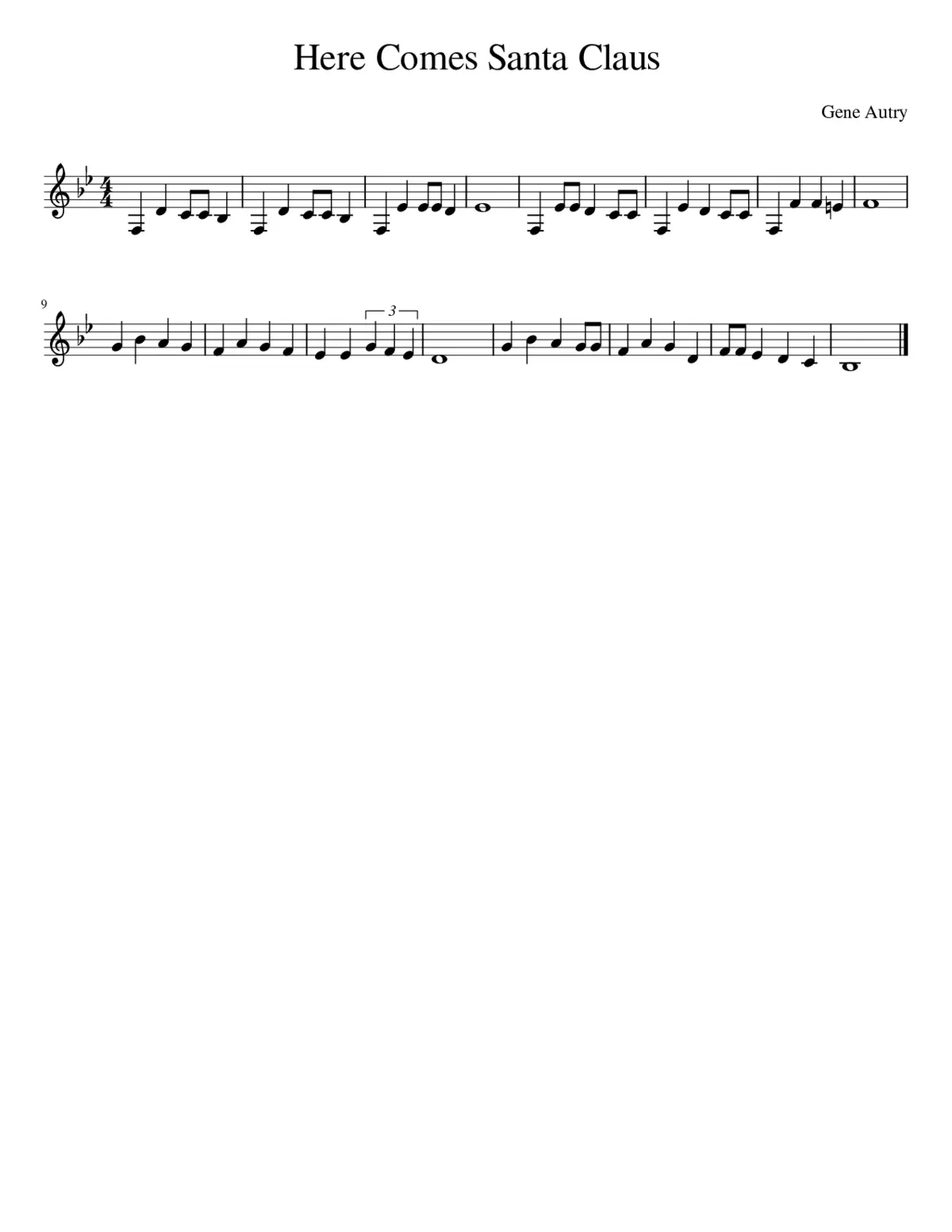 here comes santa claus - Page 1